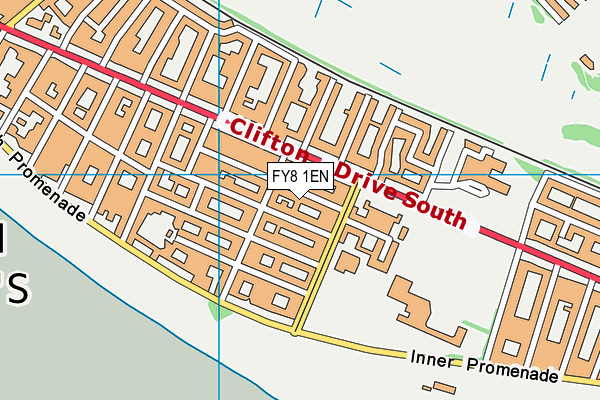 FY8 1EN map - OS VectorMap District (Ordnance Survey)