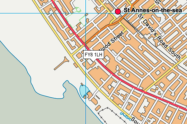 FY8 1LH map - OS VectorMap District (Ordnance Survey)