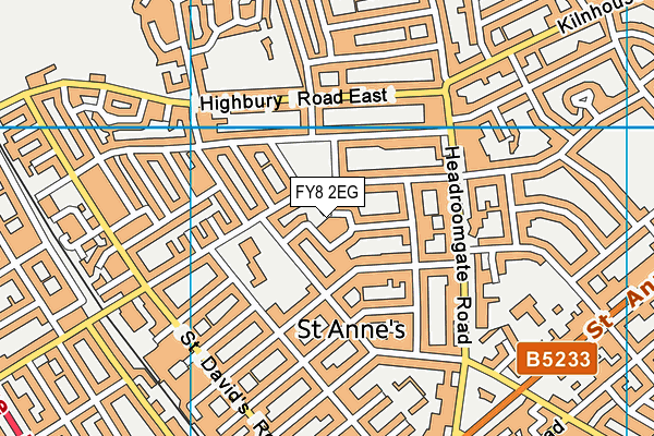 FY8 2EG map - OS VectorMap District (Ordnance Survey)