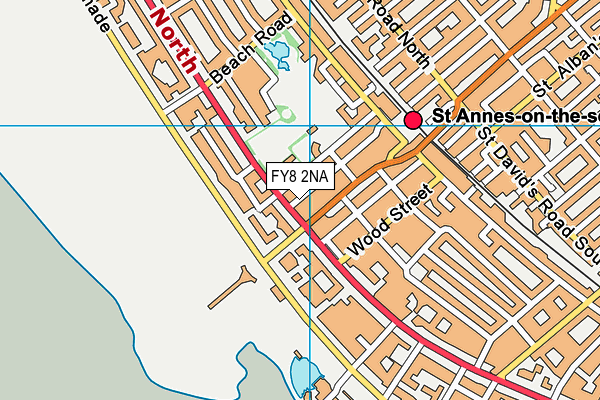 FY8 2NA map - OS VectorMap District (Ordnance Survey)