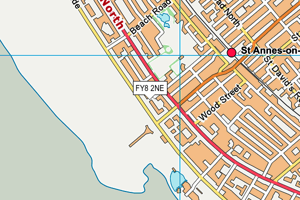 FY8 2NE map - OS VectorMap District (Ordnance Survey)