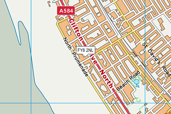 FY8 2NL map - OS VectorMap District (Ordnance Survey)