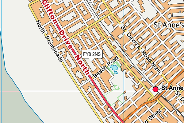 FY8 2NS map - OS VectorMap District (Ordnance Survey)