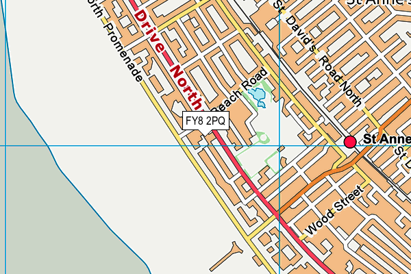 FY8 2PQ map - OS VectorMap District (Ordnance Survey)