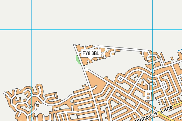 FY8 3BL map - OS VectorMap District (Ordnance Survey)