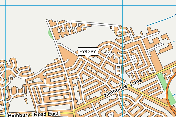 FY8 3BY map - OS VectorMap District (Ordnance Survey)