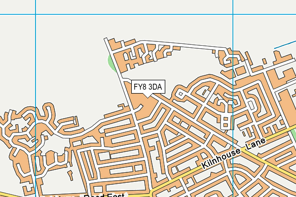 FY8 3DA map - OS VectorMap District (Ordnance Survey)