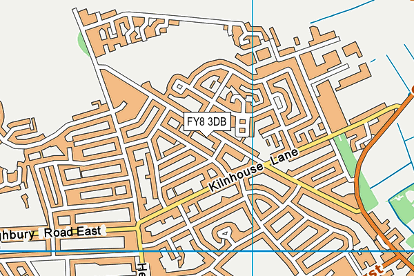 FY8 3DB map - OS VectorMap District (Ordnance Survey)