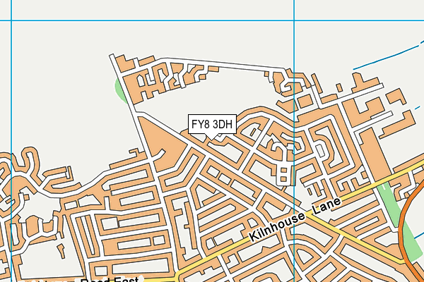 FY8 3DH map - OS VectorMap District (Ordnance Survey)