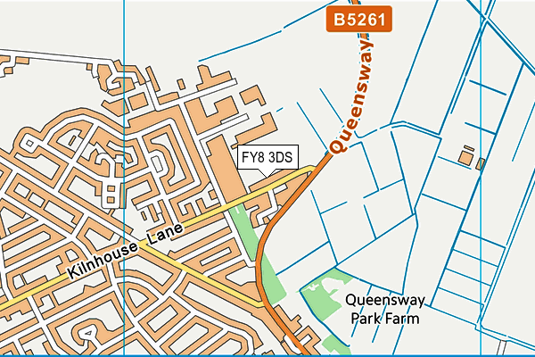 FY8 3DS map - OS VectorMap District (Ordnance Survey)