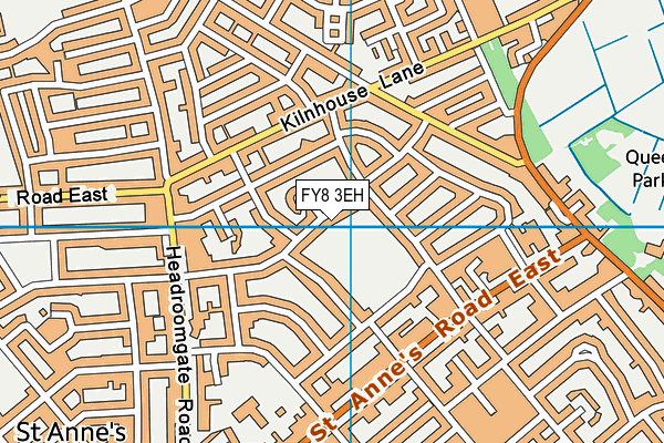 FY8 3EH map - OS VectorMap District (Ordnance Survey)