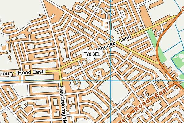 FY8 3EL map - OS VectorMap District (Ordnance Survey)