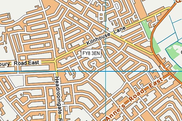 FY8 3EN map - OS VectorMap District (Ordnance Survey)