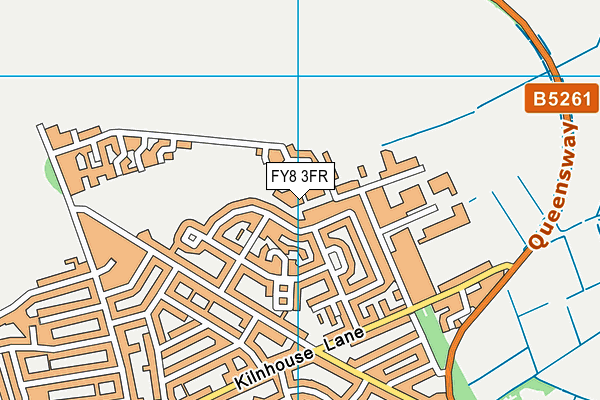 FY8 3FR map - OS VectorMap District (Ordnance Survey)