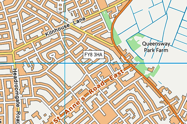 FY8 3HA map - OS VectorMap District (Ordnance Survey)