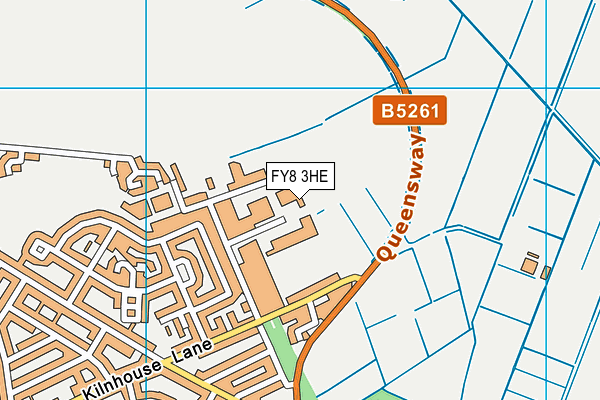 FY8 3HE map - OS VectorMap District (Ordnance Survey)