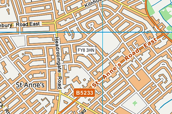 FY8 3HN map - OS VectorMap District (Ordnance Survey)