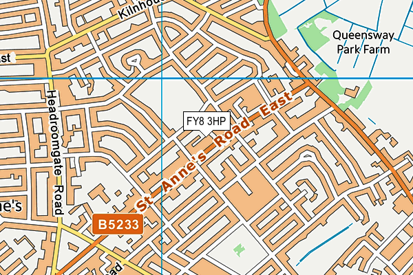 FY8 3HP map - OS VectorMap District (Ordnance Survey)