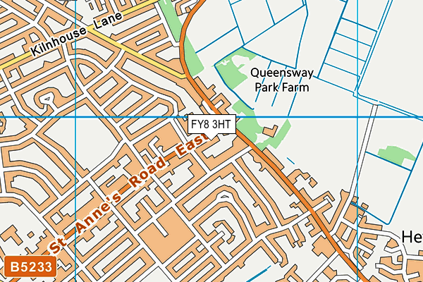 FY8 3HT map - OS VectorMap District (Ordnance Survey)