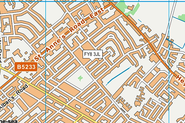 FY8 3JL map - OS VectorMap District (Ordnance Survey)