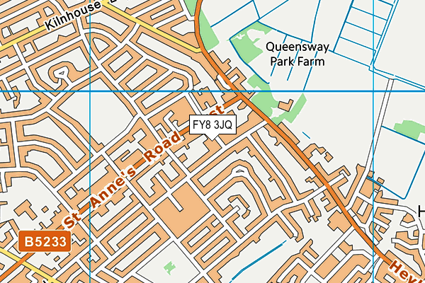 FY8 3JQ map - OS VectorMap District (Ordnance Survey)