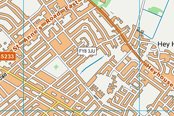FY8 3JU map - OS VectorMap District (Ordnance Survey)