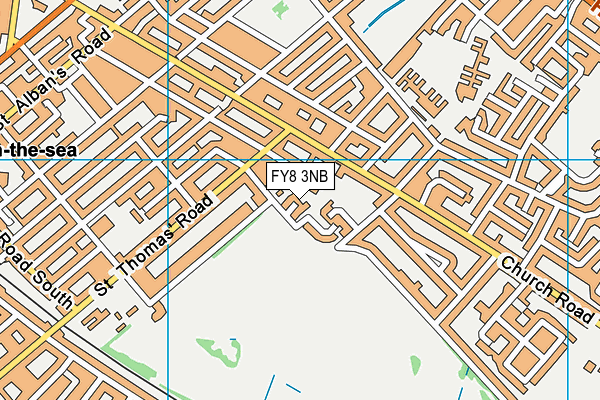 FY8 3NB map - OS VectorMap District (Ordnance Survey)
