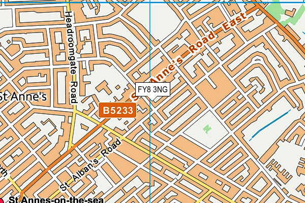 FY8 3NG map - OS VectorMap District (Ordnance Survey)