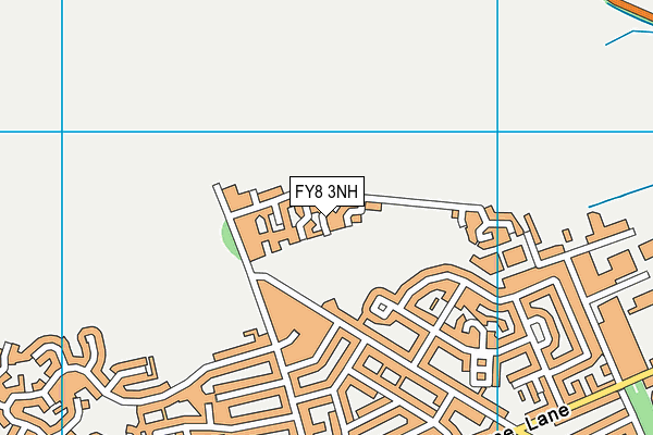 FY8 3NH map - OS VectorMap District (Ordnance Survey)