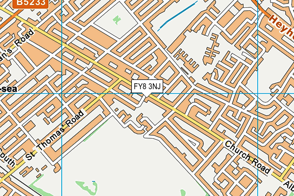 FY8 3NJ map - OS VectorMap District (Ordnance Survey)