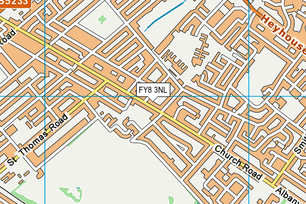FY8 3NL map - OS VectorMap District (Ordnance Survey)