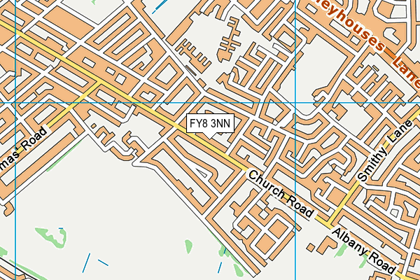 FY8 3NN map - OS VectorMap District (Ordnance Survey)
