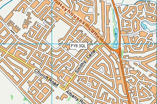FY8 3QL map - OS VectorMap District (Ordnance Survey)