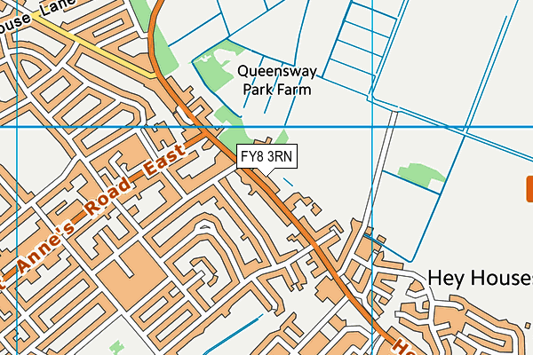 FY8 3RN map - OS VectorMap District (Ordnance Survey)