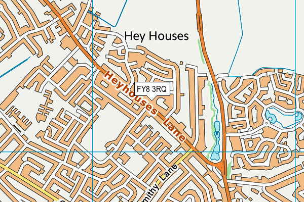 FY8 3RQ map - OS VectorMap District (Ordnance Survey)