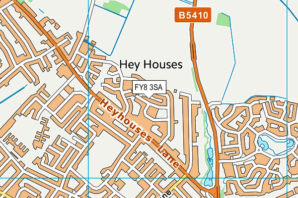 FY8 3SA map - OS VectorMap District (Ordnance Survey)