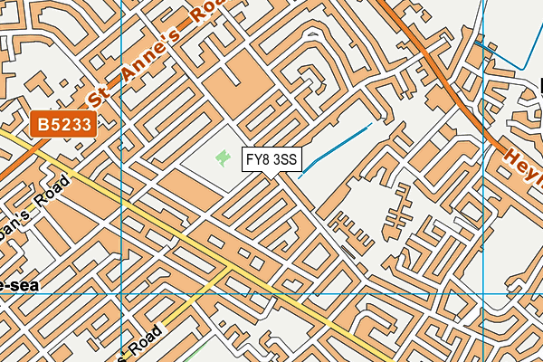 FY8 3SS map - OS VectorMap District (Ordnance Survey)