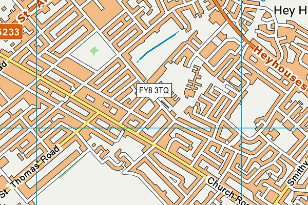 FY8 3TQ map - OS VectorMap District (Ordnance Survey)