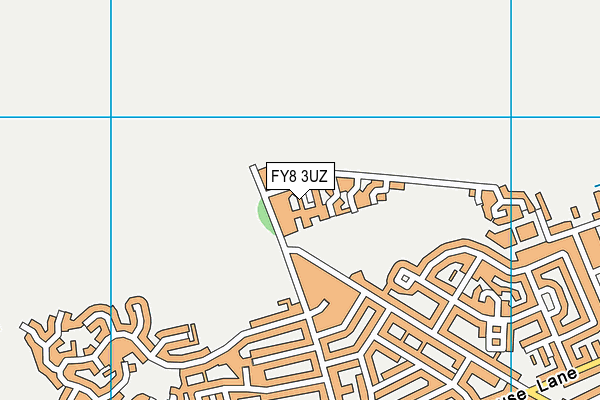 FY8 3UZ map - OS VectorMap District (Ordnance Survey)