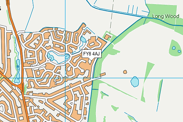 FY8 4AJ map - OS VectorMap District (Ordnance Survey)