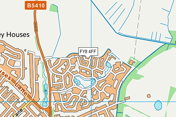 FY8 4FF map - OS VectorMap District (Ordnance Survey)