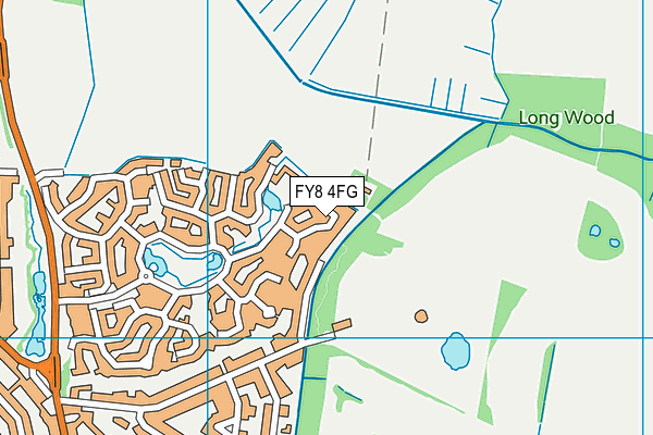 FY8 4FG map - OS VectorMap District (Ordnance Survey)