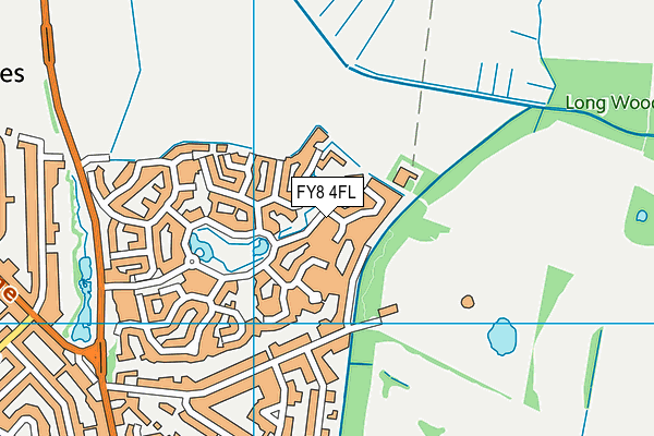 FY8 4FL map - OS VectorMap District (Ordnance Survey)