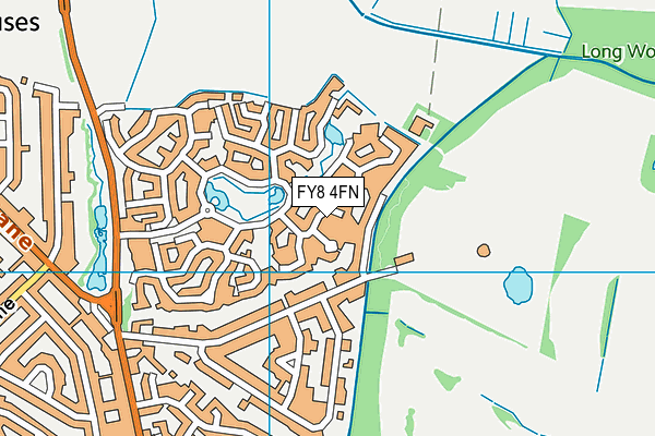 FY8 4FN map - OS VectorMap District (Ordnance Survey)