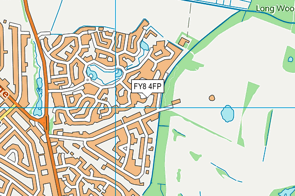 FY8 4FP map - OS VectorMap District (Ordnance Survey)