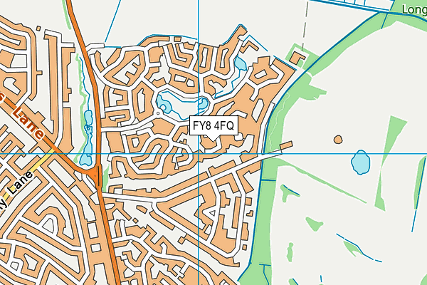 FY8 4FQ map - OS VectorMap District (Ordnance Survey)