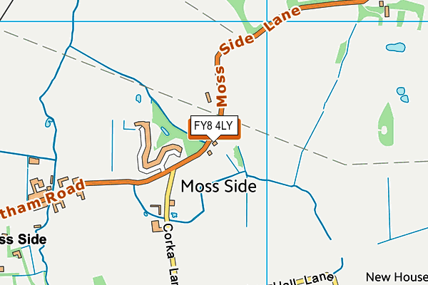 FY8 4LY map - OS VectorMap District (Ordnance Survey)