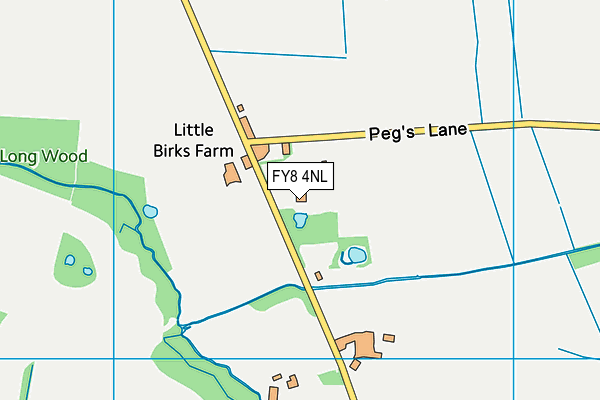 FY8 4NL map - OS VectorMap District (Ordnance Survey)