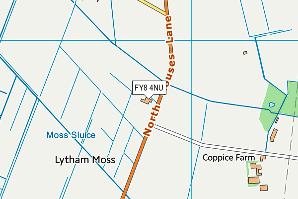 FY8 4NU map - OS VectorMap District (Ordnance Survey)