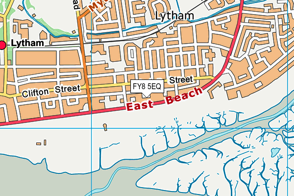 FY8 5EQ map - OS VectorMap District (Ordnance Survey)